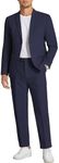COOFANDY Men 2 Piece Linen Cotton S