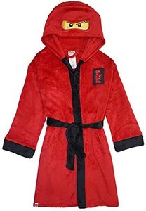 LEGO Ninjago Little/Big Boys Costume Plush Robe, Kai Red New, 4-5