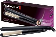 Remington Ceramic Slim 220 Hair Straightener S1510 | 220°C Quick Heat-Up in 30 Seconds | Antistatic Ceramic Plates for Frizz-Free, Silky Smooth Hair | Floating Plates for Even Pressure