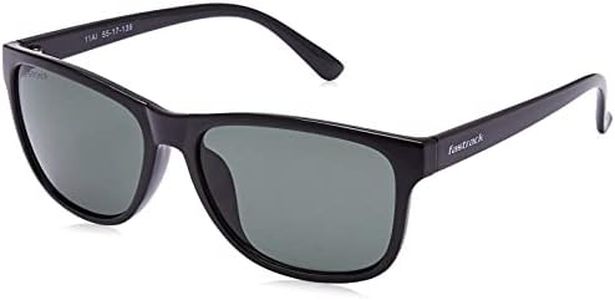 Fastrack Black Wayfarer 100% UV protected Sunglasses for Men