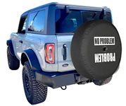 Boomerang® USA - 32" Soft Tire Cover - Problem No Problem - compatible with Ford Bronco (with back-up camera) - (2021-2024) - Big Bend, Black Diamond & Outer Banks