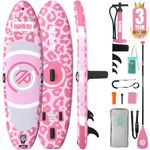 Niphean (Ultra-Light) Inflatable Paddle Board with StabilTrac Fin and Durable SUP Accessories, 10'/7'6'' Stand Up Paddle Boards for Adults & Youth, Versatile Yoga Paddle Board