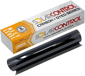 GAMA AUTOPARTS SOLARCONTROL Window Tint Car Film 40' X 100FT Dyed Shade Roll Universal Fit Privacy 100% UV Sun Block and Scratch Resistant (20% Dark Shade)