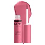 NYX PROFESSIONAL MAKEUP Butter Gloss, Lip Gloss, Non-Sticky - Angel Food Cake (True mauve)