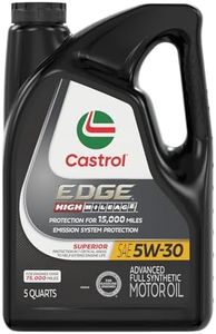 Castrol EDGE High Mileage 5W-30 Advanced Full Synthetic Motor Oil, 5 Quarts