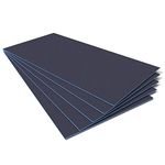 Tile Backer Boards 6mm / 3.6m2-1200 x 600mm, Waterproof Insulation for Underfloor Heating (5 Boards)