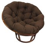 Blazing Needles Twill Papasan Cushion, 52" x 6" x 52", Toffee
