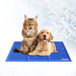 2024 Newest Cooling Mat for Dogs, Pet Dog Cooling Mat for Cats, Non-Toxic Gel Self Dog Cool Mat in Hot Summer for Kennels Crates Bed, Puppy Cooling Pad Blanket at Car Home or Outdoor Travel (65*50cm)