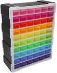 Everything Mary 60 Drawer Organizer, Multicolor - Multi-Purpose Plastic Cabinet - Small Parts Storage