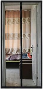 18 Magnets Magnetic Door Screen Magnets Door Fly Screen Mesh Magnetic Insect screen Mosquito Nets For Doors Size In 39.37''x82.68''（100x210cm）