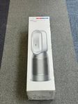 Dyson HP7A Air Purifier Tower Fan Heater and Cooler, Heater and Cooler 2 in 1 with Remote, 80°Oscillation,Overheated & Tip-Over Protection, Safe for Bedroom Home Office – White