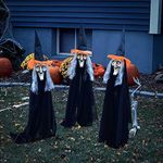 3 PCS Witch Scary Decor Halloween S