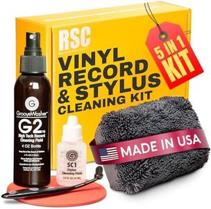 GrooveWasher Record Cleaning Kit & Stylus Care System