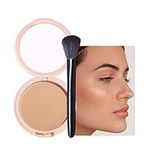 Setting Powder, Face Powder,Pressed Setting Powder Translucent, Baking Powder Makeup, Make-Up Powder, Brush Long Lasting, Matte Finish Natural Colour-Correcting,As Gift for Someone