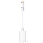 Lightning to USB Camera Adapter Lightning Female USB OTG Cable Adapter for Select iPhone,iPad Models Support Connect Camera, Card Reader, USB Flash Drive, MIDI Keyboard, White