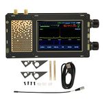 1.10d Malachite DSP SDR Receiver, 50KHz-2GHz AM SSB NFM WFM CW Full Band Shortwave Radio Receiver with 3.5 Inch Touching LCD Screen, SDR Radio Receiver Support Dual Antennas