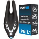 ISM PN 1.1 Padded Road Bike Saddle - Noseless Bicycle Seat for Road, Time Trial, Triathlon, and Gravel Bikes - Comfortable Bike Seat for Men and Women - Performance Road Bike Seat for Reduced Numbness