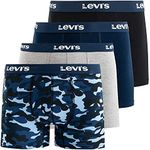 Levi's Mens Boxer Briefs Breathable Stretch Underwear 4 Pack