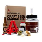 Northern Brewer 1 Gallon Craft Beer Making Starter Kit with American Wheat Beer Recipe Kit - Equipment and Ingredients for Homebrewing