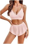 SweatyRocks Women's Lace Trim Under