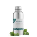 Georganics Whitening Oil Pulling Mouthwash - Spearmint - Plaque-Reducing Coconut Oil Blend - 100% Natural Ingredients - SLS, Glycerine & Fluoride Free - Cosmos Organic, Vegan & Cruelty-Free - 100ml