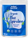 Ellie's Best Organic Blue Spirulina Powder (Phycocyanin Extract) - 60 Servings - Odorless - Vegan, Non GMO, Gluten-Free, Dairy-Free - Organic Food Coloring - for Smoothies & Protein Drinks etc