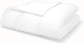 BOLL & BRANCH Down Alternative Duvet Insert – Luxury 100% Organic Cotton Shell – Hypoallergenic Fiber Bedding – Bafflebox Construction Maintains Shape - All Season, Full/Queen