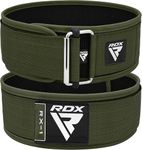 RDX Weight Lifting Belt - AUTO LOCK 4” Premium Adjustable Gym Belt for Olympic Cross Training - Support for Men Women Functional Fitness Workout - WOD Powerlifting Bodybuilding Weightlifting Deadlift