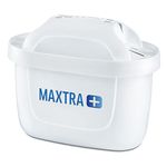 BRITA MAXTRA+ replacement water filter cartridges, compatible with all BRITA jugs -reduce chlorine, limescale and impurities for great taste - single