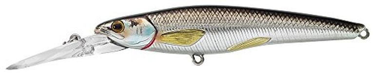 Fishing Tackle Lures Rainbow Jerkbait Deep Silver-Black