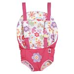 Adora Baby Doll Carrier with Adjustable Straps and Machine Washable Material, Fits Dolls & Stuffed Animals Up to 20 inches, Birthday Gift for Ages 2+ - Pink Flower Power