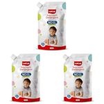LuvLap Baby Laundry Detergent Refill pack- 1000ml, pH Balanced, No harsh chemicals, Safe for mommy's hands & baby's skin, Anti-Bacterial, Softens clothes & Removes Stains, Dermatologically tested