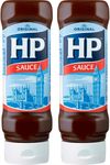 HP Sauce Top Down Brown, 450 g (Pack of 2)