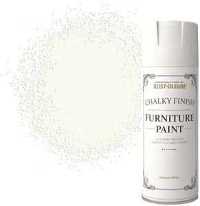 Rust-Oleum 400ml Chalky Finish Furniture Spray Paint Aerosol - Antique White