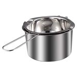 Candle Making Pot Butter Melting Pot Stainless Steel Chocolate Melting Pot Double Boiler Pot for Butter Chocolate Candy Butter Cheese Candle Making Pot 400ml Melting Pot Wax Melting Pot