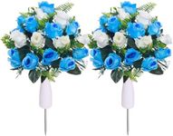 Lodou Artificial Cemetery Flowers,S