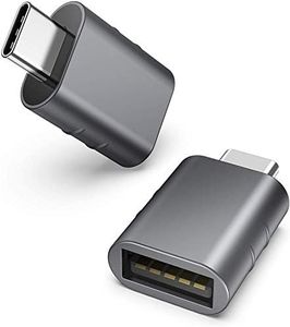 rts [2 Pack] USB C to USB Adapter USB C Male to USB3 Female ,Thunderbolt 3 to Type A OTG Cable Converter Adapter Compatible with MacBook Pro 2021 iMac iPad Pro 2020 ipad Mini 6/Pro MacBook Air 2020 and Other Type C or Thunderbolt 4/3 Devices (Space Grey)