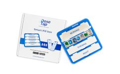 DoseTap Smart Pill Box – Bluetooth enabled, 28-Day 4-Week Tablet Medicine Box – Medicine Reminder Alerts, Free Mobile app, Remote Monitoring – Perfect for Elderly Care & Multiple Medications