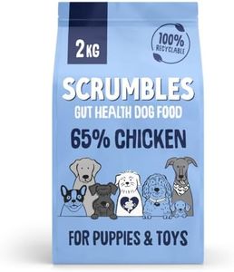 Scrumbles Natural Gluten-Free Dog Dry Food With Fresh Chicken, For Puppies And Adult Toy Breeds, 2 Kg