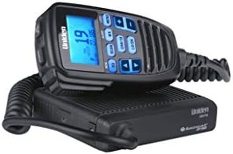 Uniden CMX760 Bearcat Off Road Series Compact Mobile CB Radio, 40-Channel Operation, Ultra-Compact for Easy Mounting, Large 7-Color Backlit LCD Display on Mic with Built-in Speaker Mic, Black