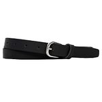 SIDEWOK Plain Casual Sleek Belt For Women/Girls (Black)