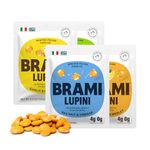 BRAMI Lupini Beans Snack, Variety Pack | 7g Plant Protein, 0g Net Carbs | Vegan, Vegetarian, Keto, Mediterranean Diet | 5.3 Ounce (4 Count)