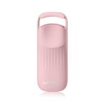 HEBECA Heated Eyelash Curler Innovative, QuickCurl 2S Heat Up, Naturally Lash Curler 70°C/85°C Adjustable Heat, Safe Food-Grade Silicone, 600mAh Battery Portable Size for Travel (Pink)