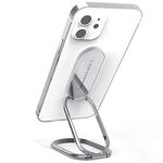 VAWcornic Phone Ring Holder, 540° Dual Direction Rotating Metal Phone Stand Phone Grip for Smartphone(iPhone, Samsung, HUAWEI), Tablet, Kindle, Switch Lite, Compatible with Magnetic Car Mount, Silver