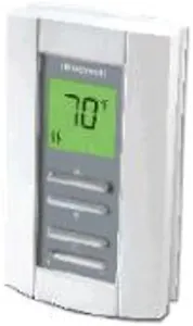 Honeywell TL7235A1003 Line Volt Pro Non-Programmable Digital Thermostat with Electronic Temperature Control, 240-Volt