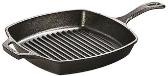 Lodge L8SGP3CN Logic Pre-Seasoned Square Grill Pan (Black)