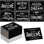 36 Pack Motivational Cards Inspirational Greeting Card Good Luck Quote Card with Envelope for Back to School Teacher Student