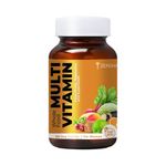 ZEROHARM Whole Food Multivitamin for Women - With Omega DHA, Essential Vitamins & Minerals - Vitamin C, B, D, A, Biotin, Iron, Zinc, Selenium - Energy, Immunity & Hair Skin Health - 60 Veg Tablets