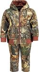 TrailCrest by Treel Infant-Toddler Cotton Full Zip Hoodie Sweatshirt Jacket & Pants Set Tracksuit, Camo, 4T