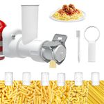 Pasta attachment for kitchenaid stand mixer with 6 Different Shapes of Pasta Outlet, Durable pasta attachment for kitchenaid mixer kitchenaid mixer accessories